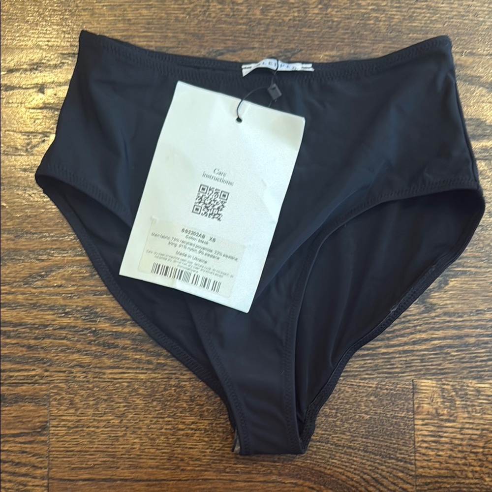 Sleeper Black Bikini Bottoms high waisted XS